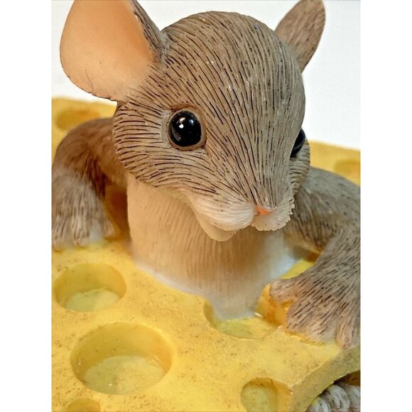 Charming Tails Fitz and Floyd Say Cheese Mouse Figurine 89/167 - Picture 5 of 12